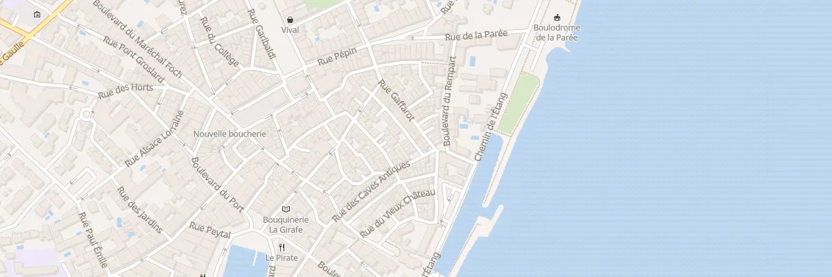 Plan du 29 Rue du Barreau à Mèze