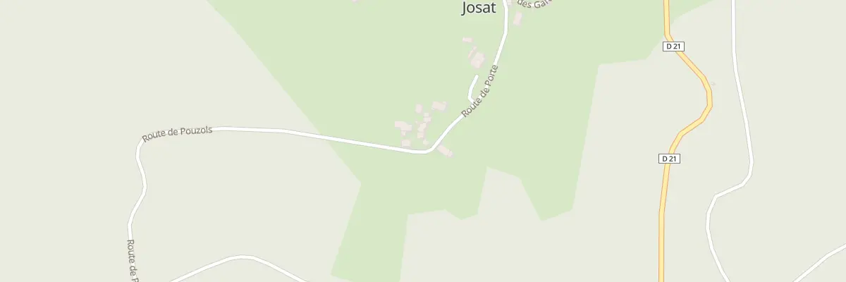 Plan du 45 Porte à Josat