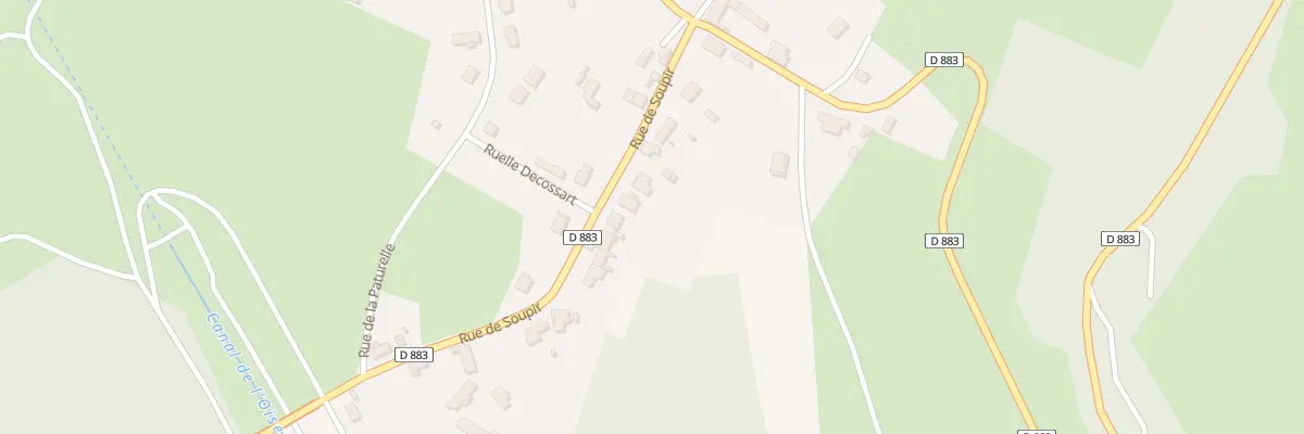 Plan du 7 Rue de Soupir à Braye-en-Laonnois