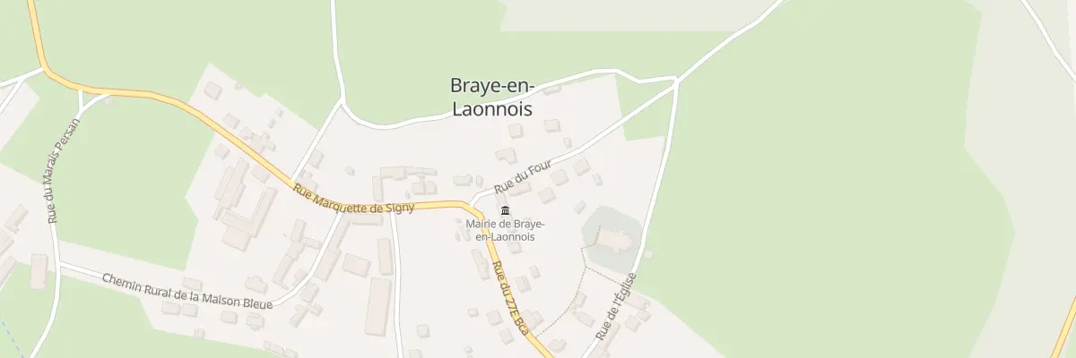 Plan du 2B Rue du Four à Braye-en-Laonnois