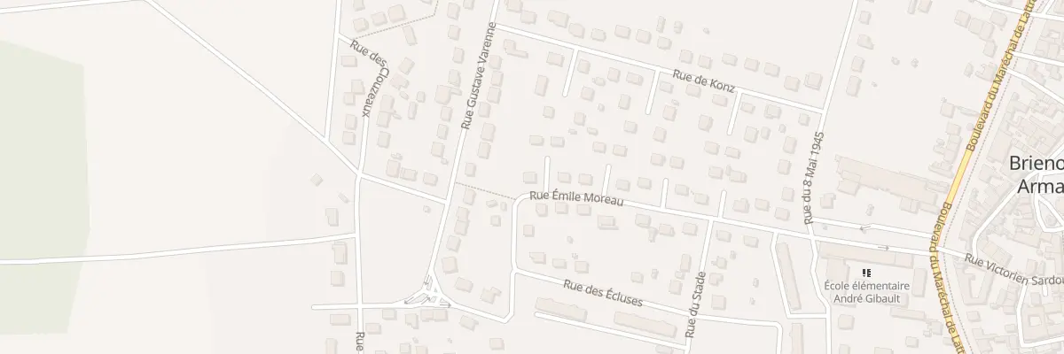Plan du 35 Rue Emile Moreau à Brienon-sur-Armançon