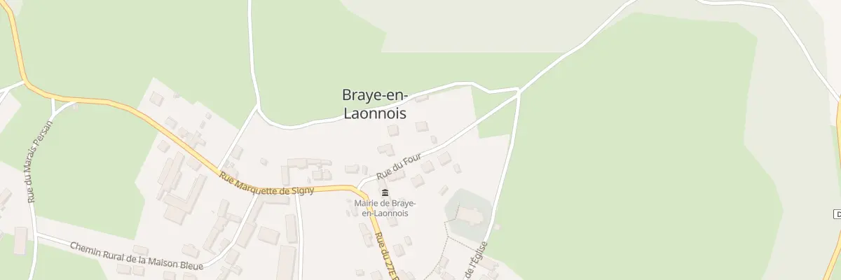 Plan du 3 Rue du Four à Braye-en-Laonnois