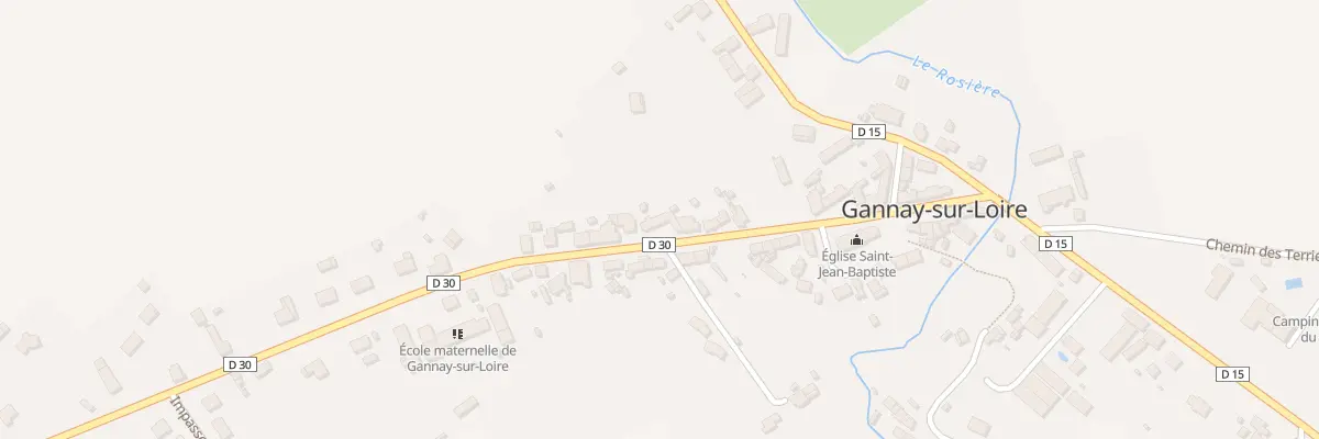 Plan du 25 Rue de la Mairie à Gannay-sur-Loire