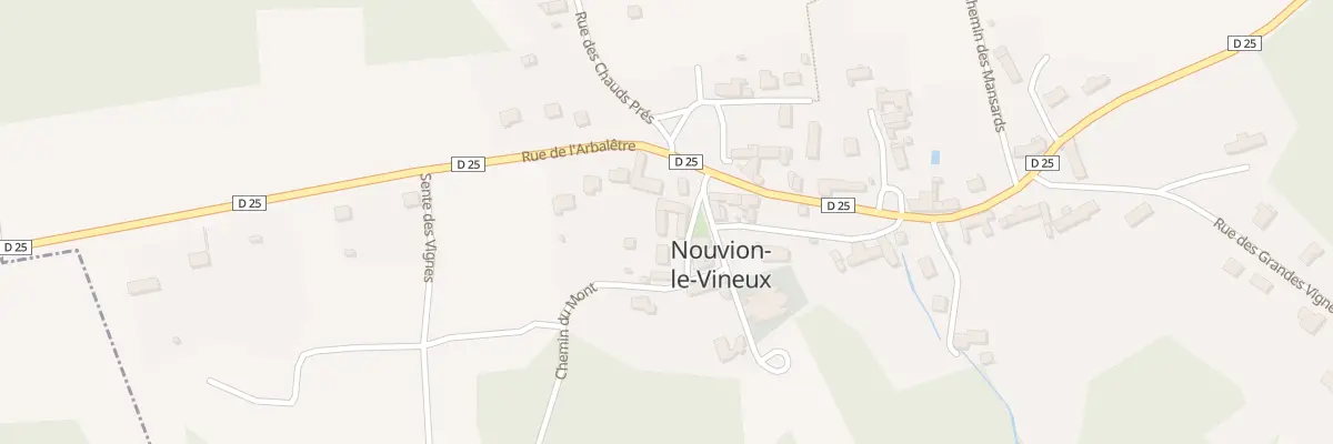 Plan du 4 Rue du Vieux Mont à Nouvion-le-Vineux