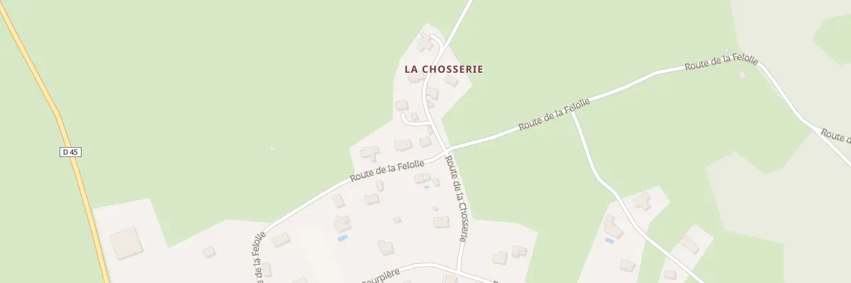 Plan du 309 Rte de la Felolie à Aubusson-d’Auvergne