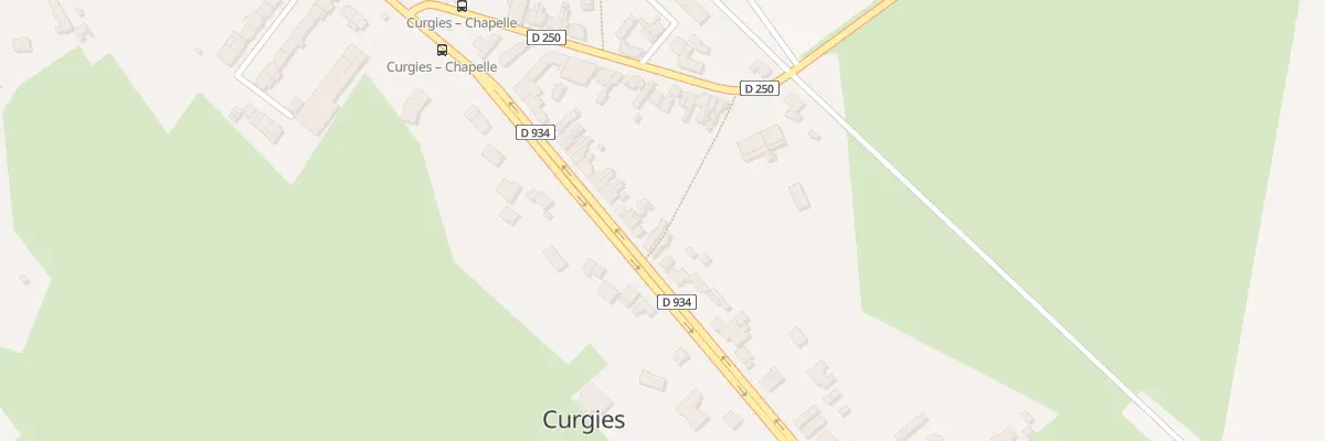 Plan du 121 Rte Nationale à Curgies