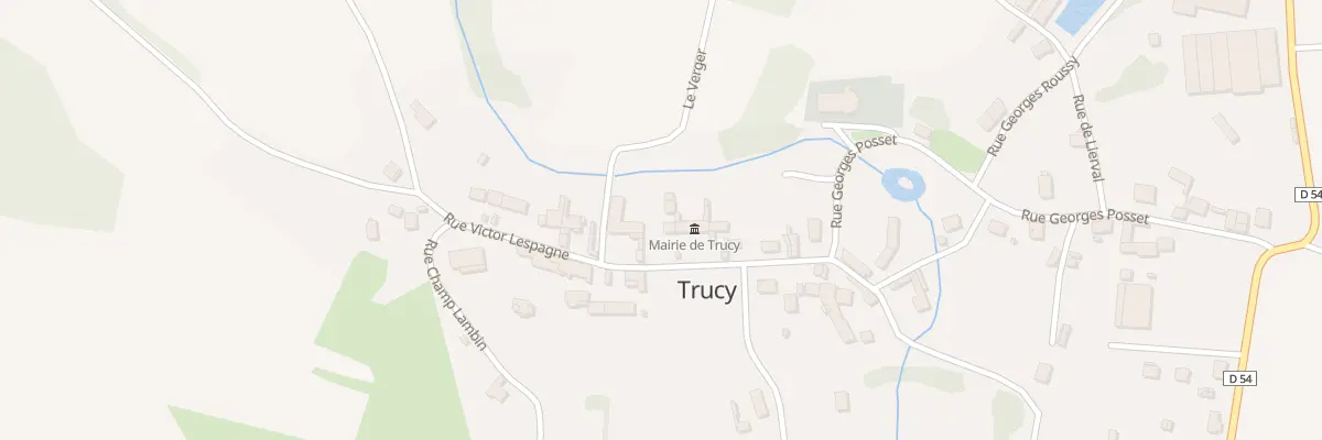 Plan du 23 Rue Victor Lespagne à Trucy