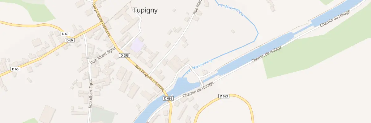 Plan du 2 Rue Jacques Frémont à Tupigny