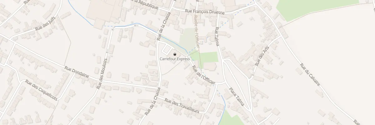 Plan du 2 Rue de l’Officier à Poix-du-Nord