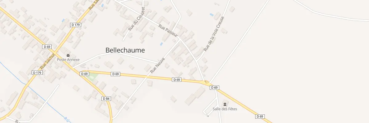 Plan du 21 Rue Pasteur à Bellechaume