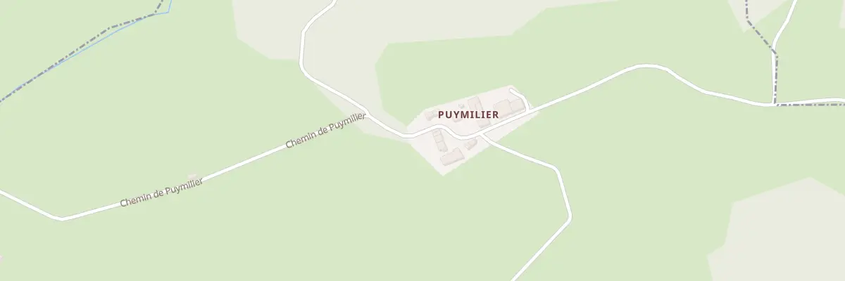 Plan du 744 Rte du Puymillier à Aubusson-d’Auvergne
