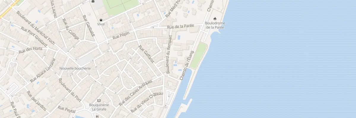 Plan du 12 Bd du Rempart à Mèze