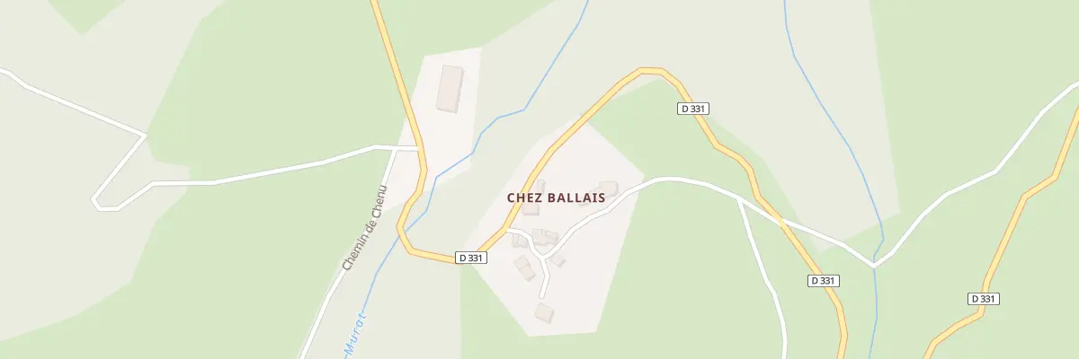 Plan du 5045 Chez Ballais à Lachaux