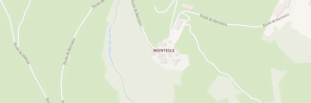 Plan du 5039 Monteils aux Bondons