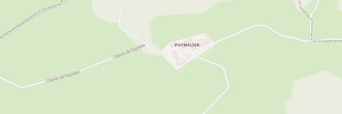 Plan du 5074 Puymilier à Aubusson-d’Auvergne