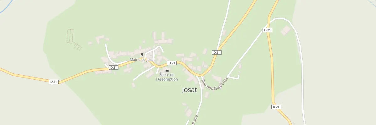 Plan du 56 Le Bourg à Josat