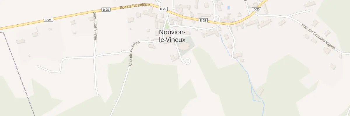 Plan du 6 Rue de l’Eglise Saint Martin à Nouvion-le-Vineux