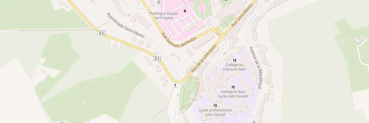 Plan du 30 Rue Marcelin Berthelot à Laon