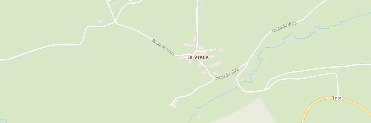 Plan du 123 Rte du Viala à La Panouse