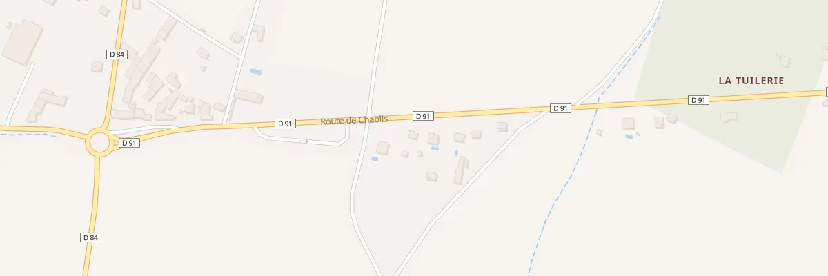 Plan du 21 Rte de Chablis à Hauterive