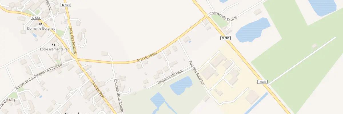 Plan du 14 Rue du Beau à Escolives-Sainte-Camille