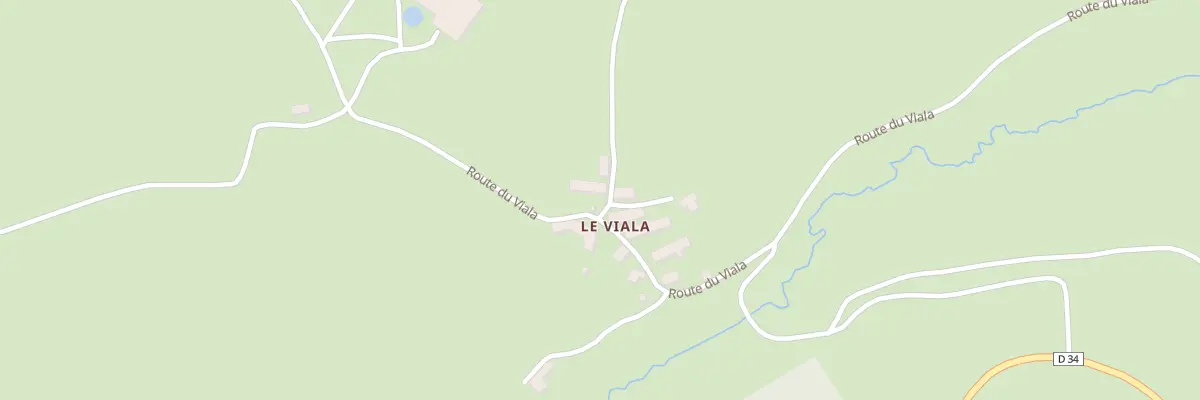 Plan du 73 Le Viala à La Panouse