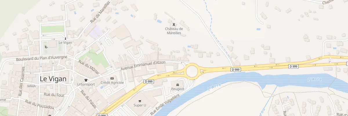 Plan du 41 Av Emmanuel d’Alzon au Vigan
