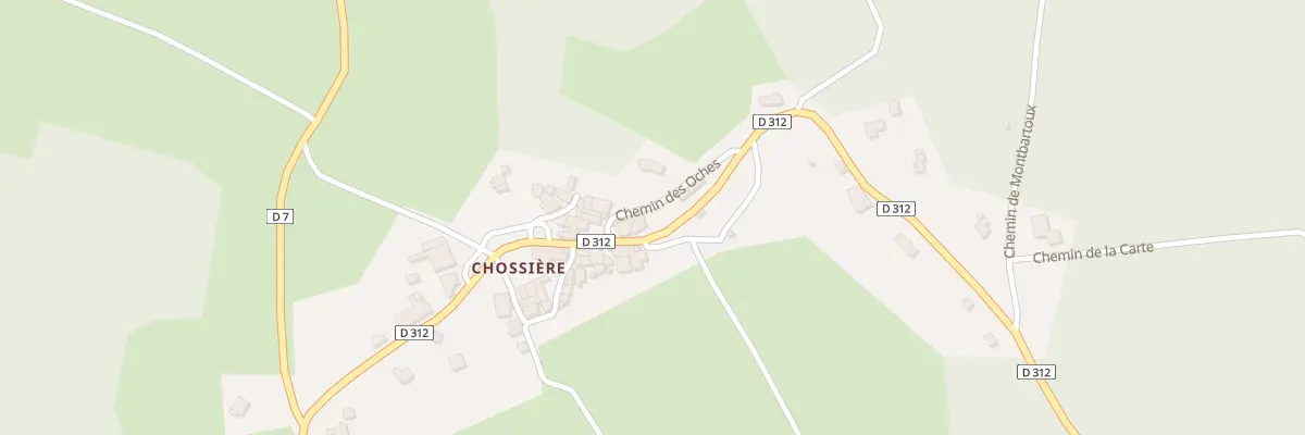 Plan du 5578 Chossiere à Vollore-Ville
