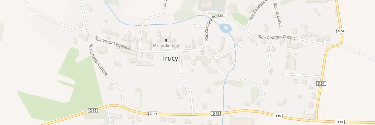 Plan du 12 Rue Victor Lespagne à Trucy