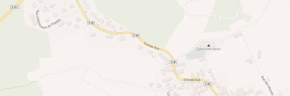 Plan du 85 Vc Grande Rue à Bethon