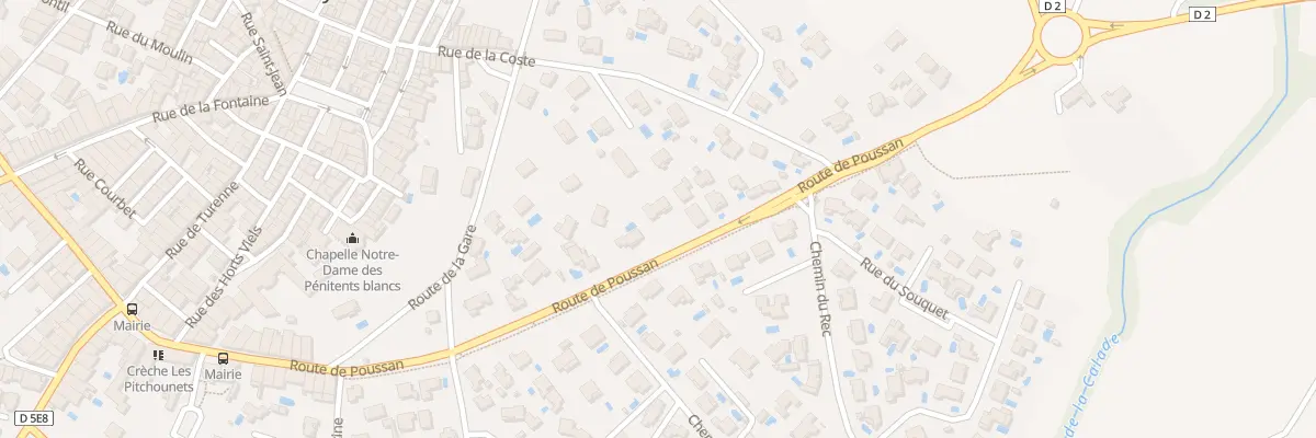 Plan du 6035 Rte de Poussan à Villeveyrac