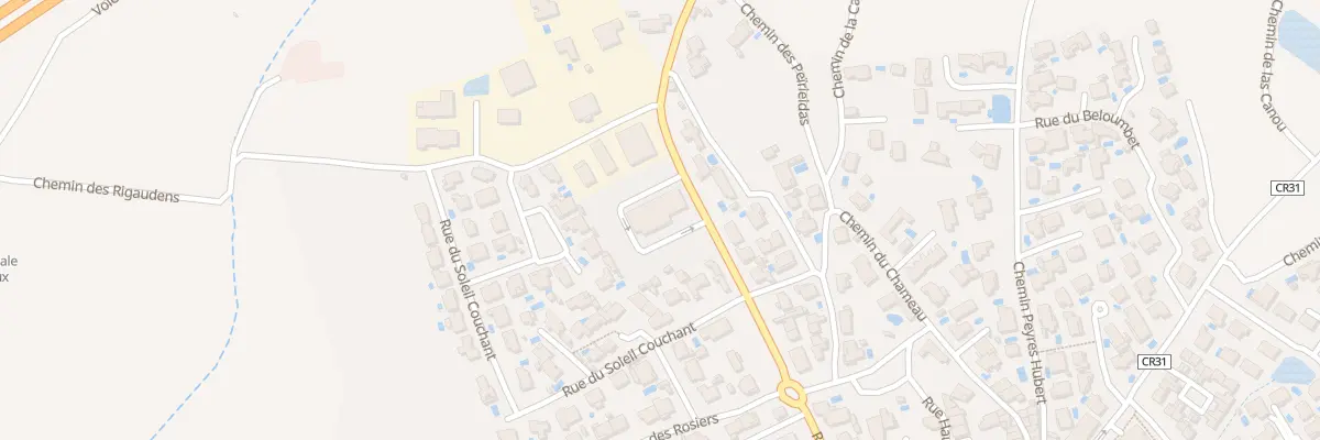 Plan du 343 Rte de Villeveyrac à Loupian