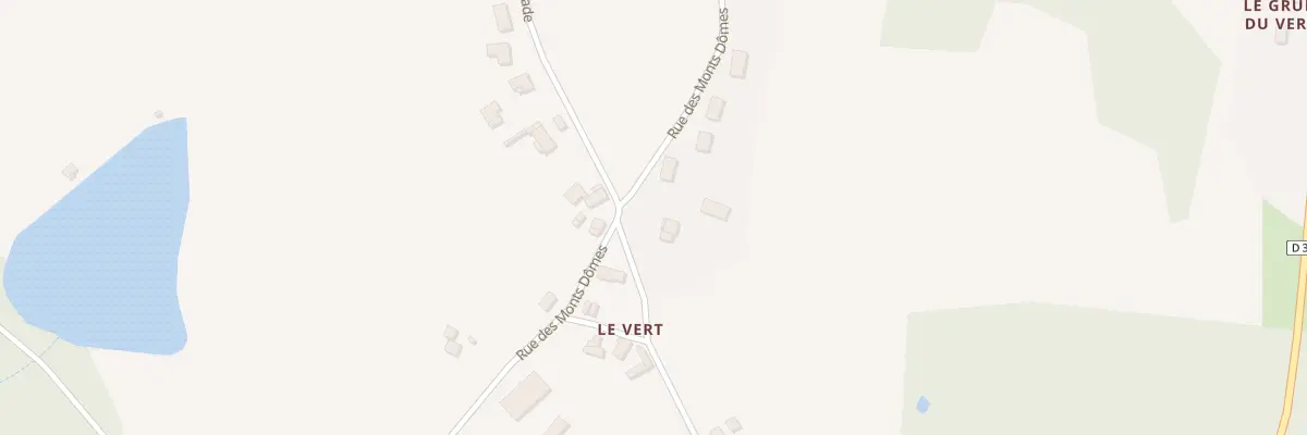 Plan du 5279 Le VERT à Augerolles
