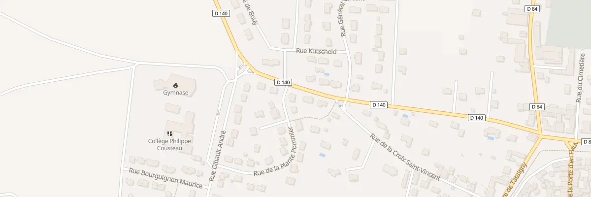 Plan du 18 Rte de Bussy à Brienon-sur-Armançon