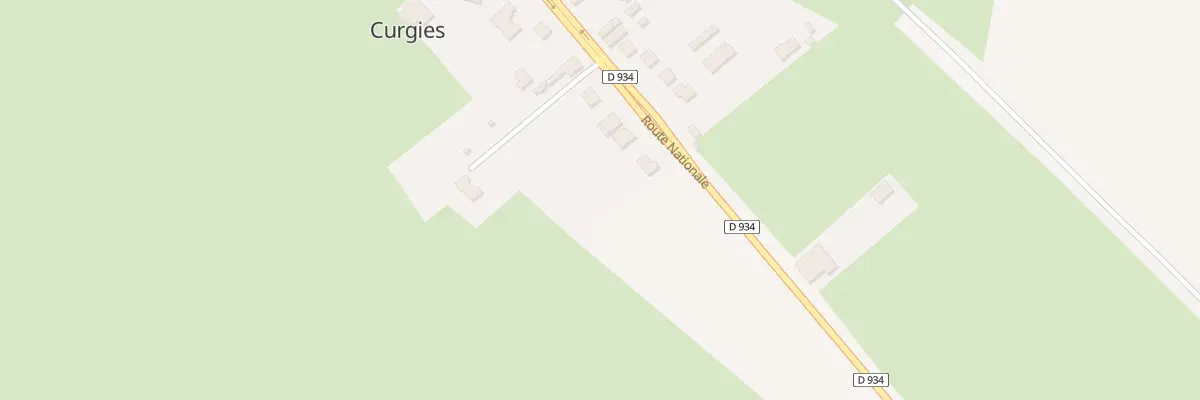 Plan du 88 Rte Nationale à Curgies