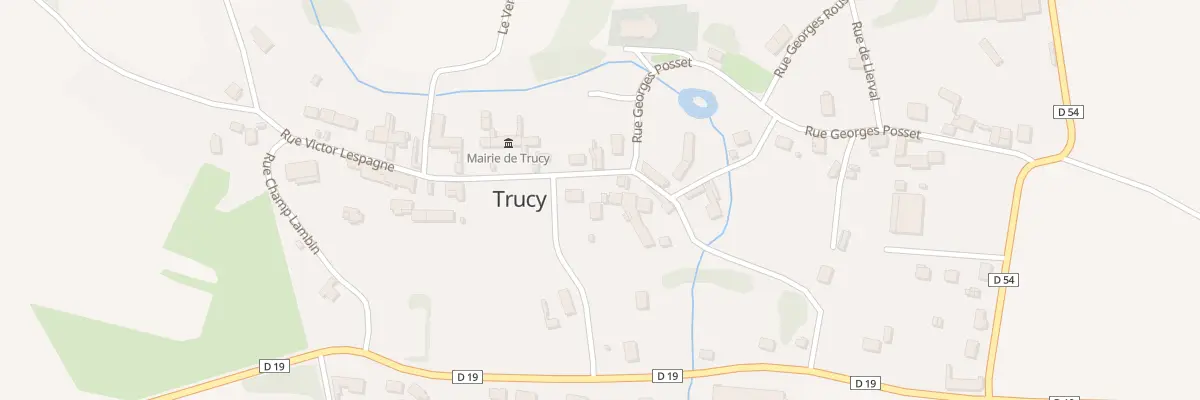 Plan du 14 Rue Victor Lespagne à Trucy
