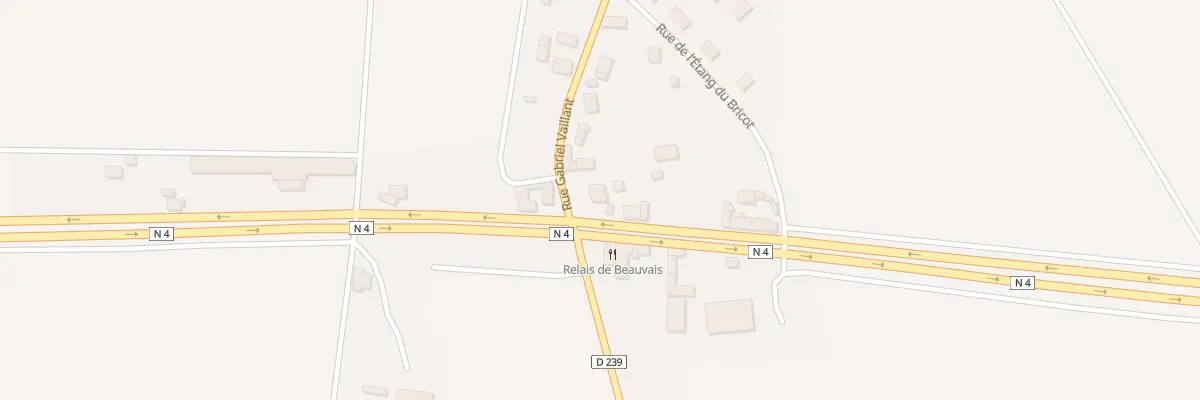 Plan du 50 Rue Gabriel Vaillant à La Noue