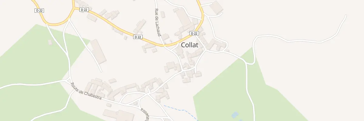 Plan du 3 Rue du Martouret à Collat