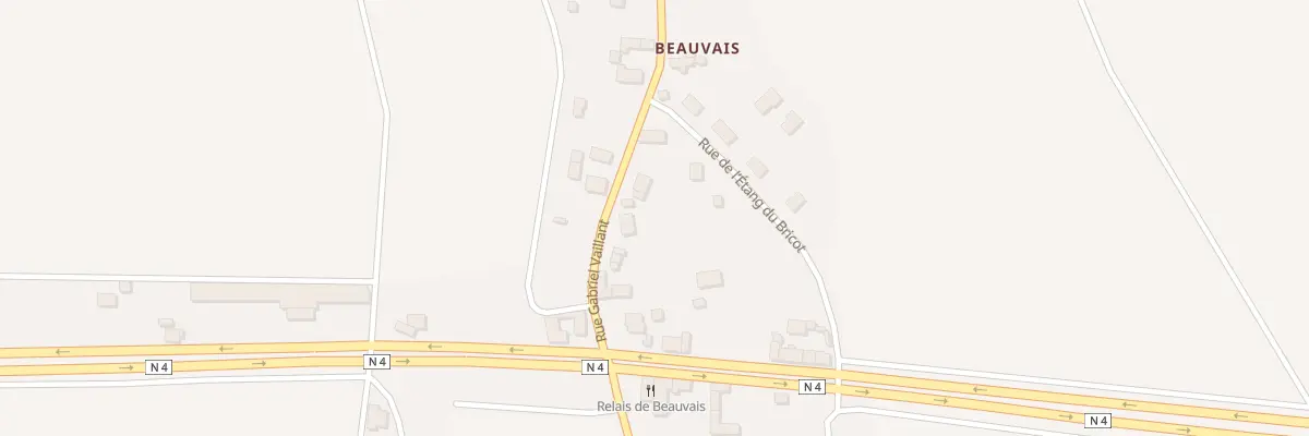Plan du 44 Rue Gabriel Vaillant à La Noue