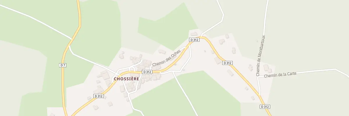 Plan du 5242 Chossiere à Vollore-Ville