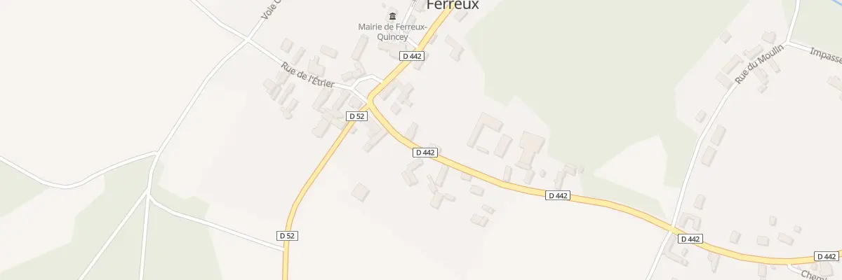 Plan du 1 Rte de Troyes à Ferreux-Quincey