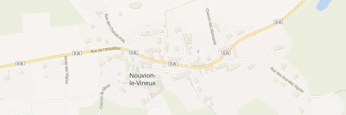 Plan du 1 Pl de Nogent à Nouvion-le-Vineux