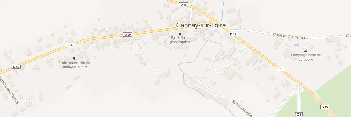 Plan du 6 Pl de l’Eglise à Gannay-sur-Loire