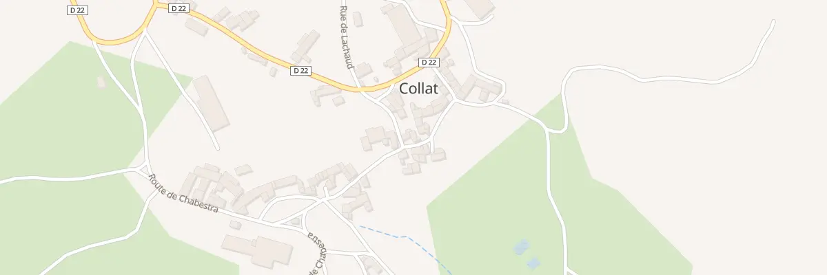 Plan du 7 Rue du Martouret à Collat