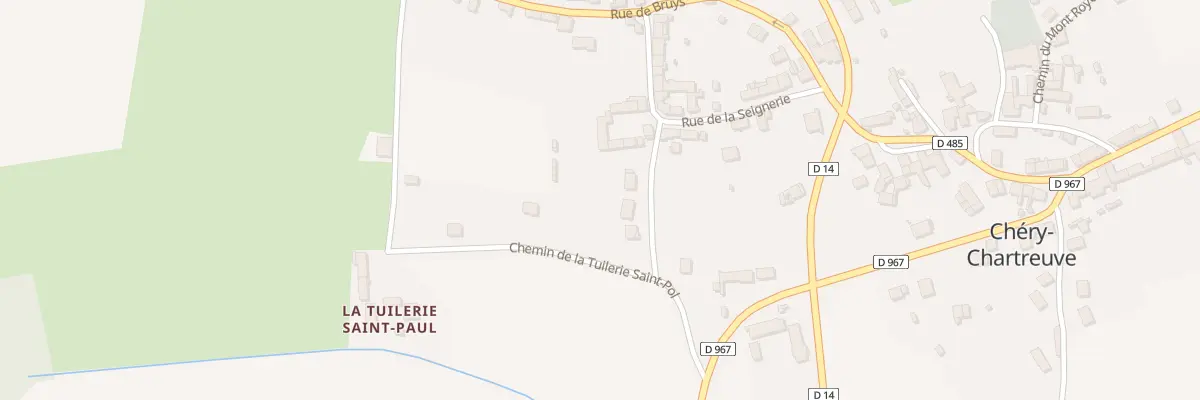 Plan du 7 Rue du Sergent Balestat à Chéry-Chartreuve