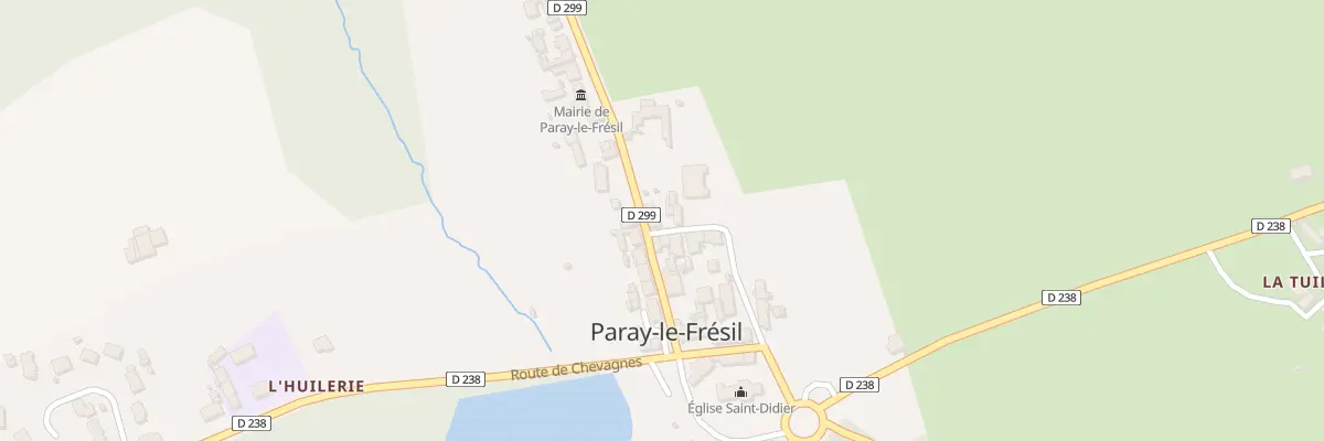 Plan du 4 Rue Georges Simenon à Paray-le-Frésil