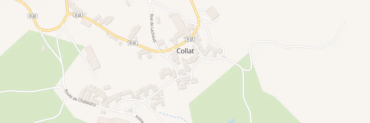 Plan du 9 Rue du Martouret à Collat