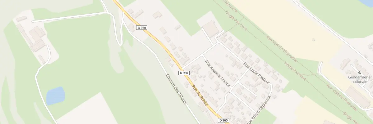 Plan du 1158 Rue de Robbé à Guise
