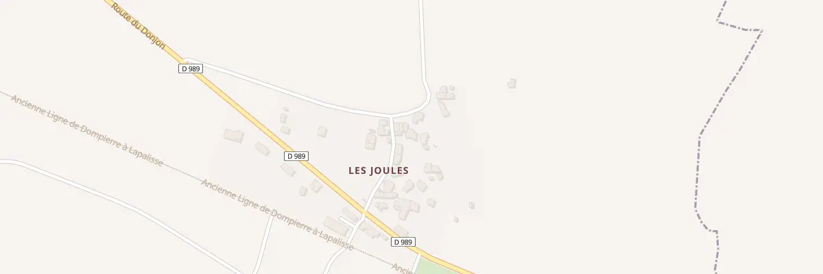 Plan du 11 Ham des Joules à Jaligny-sur-Besbre