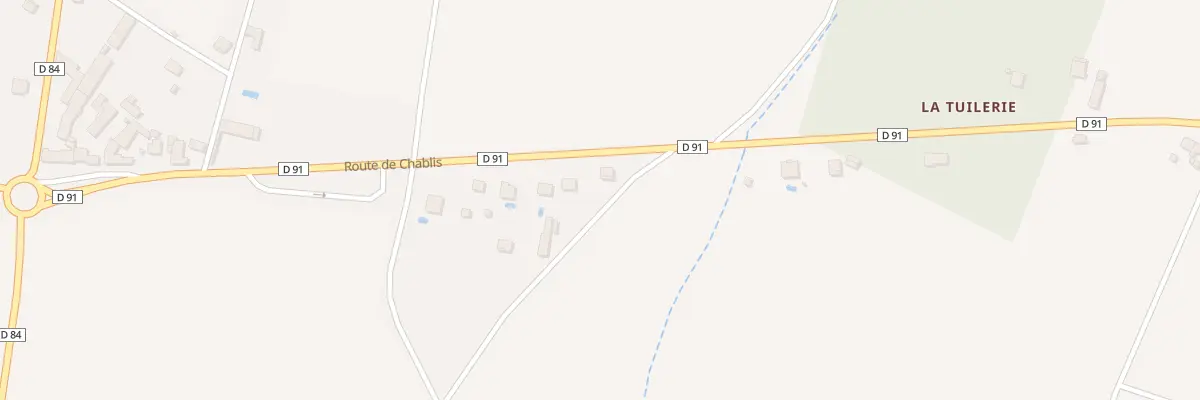 Plan du 13 Rte de Chablis à Hauterive